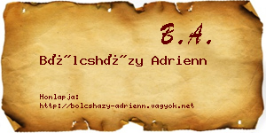 Bölcsházy Adrienn névjegykártya